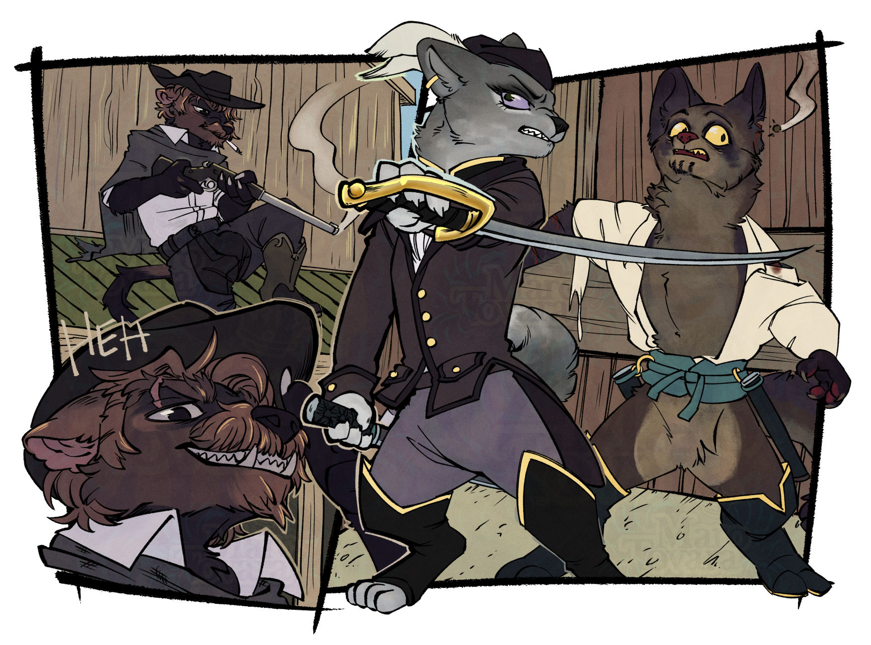 for PAPERattus(Sherif) and NovaNocturnArt(Frigga)